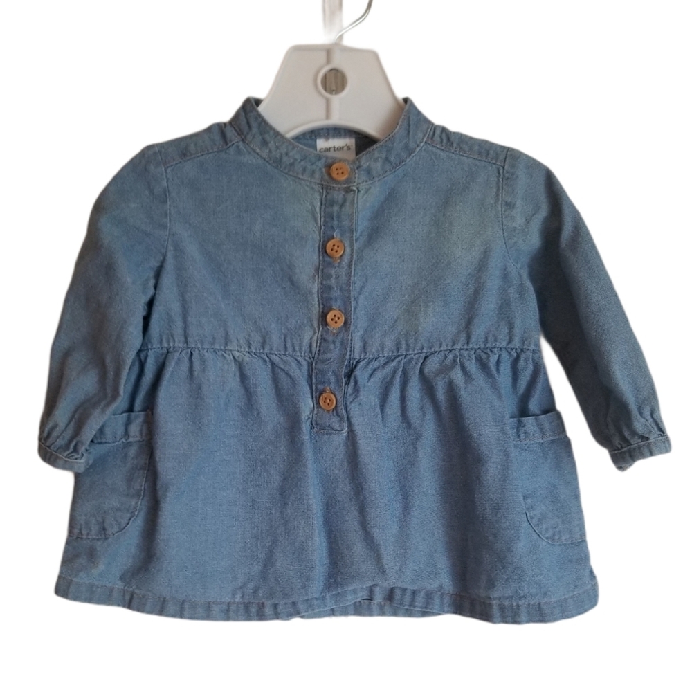 3/$12 Carter's chambray dress